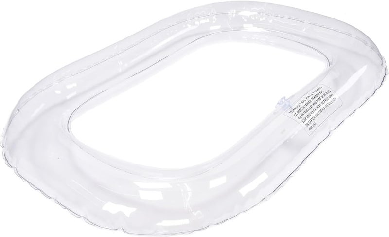 Trailfx Window Seal Inflatable Truck Cab to Camper 24 x 16 Inch Clear PVC Fills Gaps Up to 3 Inches All-Weather Pass-Through Camper Rear Window Seal Includes Repair Kit - Image 1